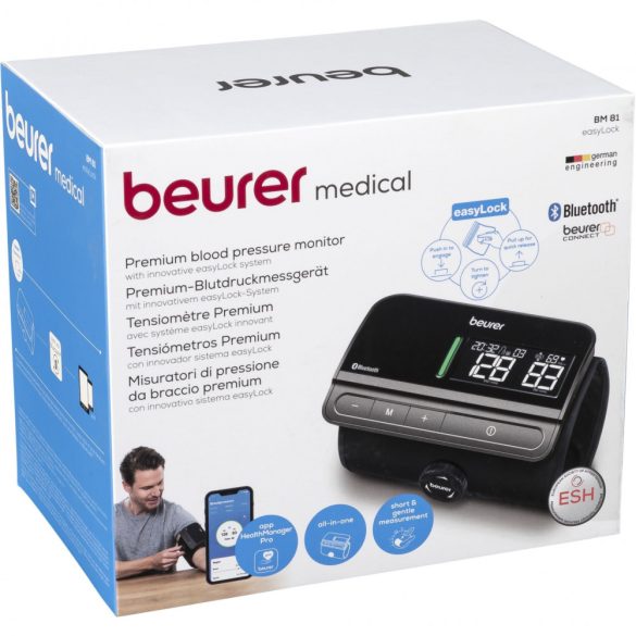 Beurer BM 81 EASYLOCK BT Felkaros vérnyomásmérő
