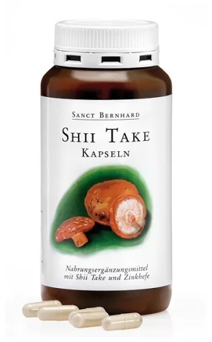 Shiitake+Cink S.Bernhard 180 db kapszula #814 - Bio és natúr étrendkiegészítők