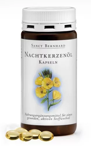 Sanct Bernhard ligetszépe olaj kapszula 200 db - Bio és natúr étrendkiegészítők