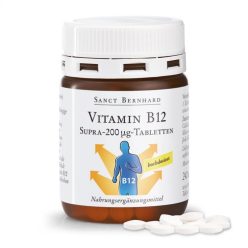 B12-vitamin Supra S.Bernhard 240 db tabletta ÚJ! - Bio és natúr étrendkiegészítők