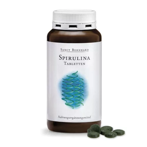 Sanct Bernhard spirulina alga kapszula 360 db - Bio és natúr étrendkiegészítők