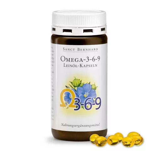 SANCT BERNHARD LENMAGOLAJ OMEGA 3-6-9 KAPSZULA 180DB - Bio és natúr étrendkiegészítők