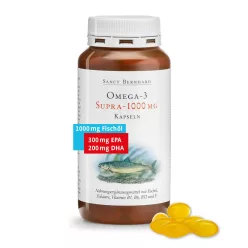 Sanct Bernhard Omega-3 Supra 1000 mg halolaj kapszula 120 db - Bio és natúr étrendkiegészítők