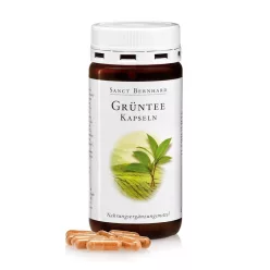 Sanct Bernhard Zöldtea 400 mg kapszula 120 db - Bio és natúr étrendkiegészítők