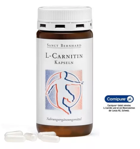 Sanct Bernhard L-Karnitin (carnipure) kapszula 180db - Bio és natúr étrendkiegészítők