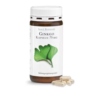 Ginkgo Biloba 75mg S.Bernhard kapszula 240 db #78 - Bio és natúr étrendkiegészítők