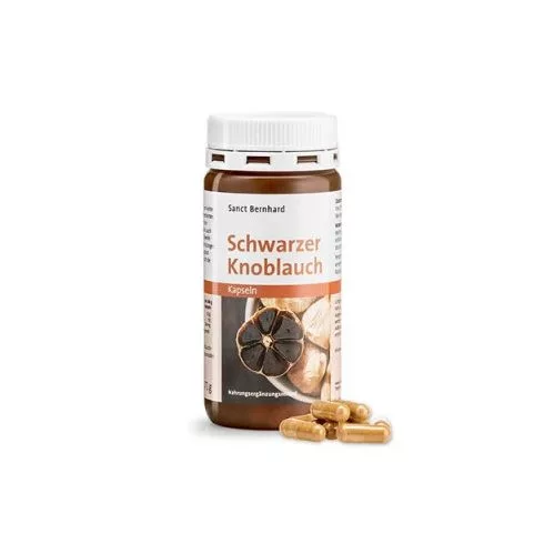 Sanct Bernhard Fekete Fokhagyma 500 mg 120 db kapszula #847 - Bio és natúr étrendkiegészítők