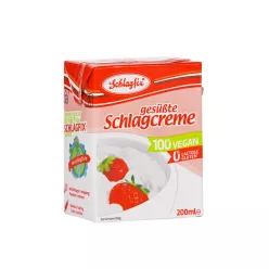 Schlagfix vegan habkrém 15% -  édesített 200 ml - Bio és natúr élelmiszerek