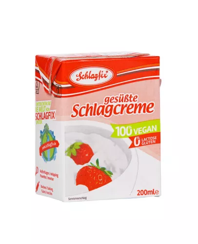 Schlagfix vegan habkrém 15% -  édesített 200 ml - Bio és natúr élelmiszerek