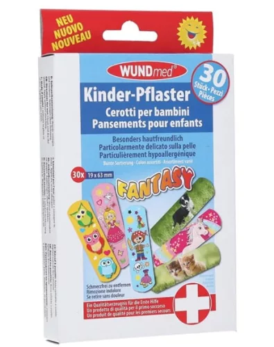 WundMed (CP) Sebtapasz Gyerekeknek Fantasy 30 db  /911 - Bio és natúr kozmetikumok