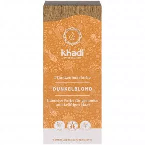Khadi bio hajfesték por sötétszőke 100 g - Bio és natúr kozmetikumok