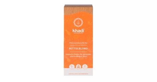 Khadi bio hajfesték por középszőke 100% 100 g - Bio és natúr kozmetikumok