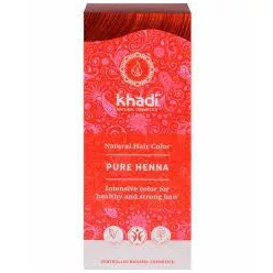 Khadi bio hajfesték por élénkvörös 100% 100 g - Bio és natúr kozmetikumok