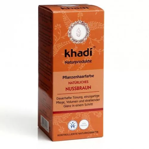 Khadi bio hajfesték por mogyoró 100 g - Bio és natúr kozmetikumok