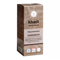 Khadi bio hajfesték por sötétbarna 100 g - Bio és natúr kozmetikumok