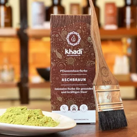 Khadi Növényi Hajfesték -Hamvasbarna - Bio és natúr kozmetikumok