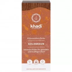 Khadi bio hajfesték por aranybarna 100 g - Bio és natúr kozmetikumok