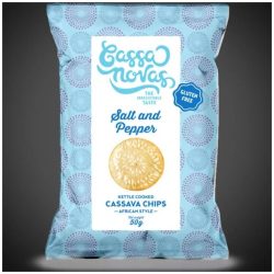   Cassanovas tápióka zöldség chips sós-borsos ízesítésű 60 g