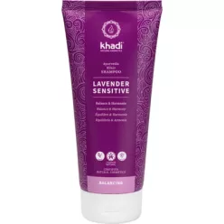 Khadi LEVANDER SENSITIVE sampon ayurvédikus elixírrel - Bio és natúr kozmetikumok