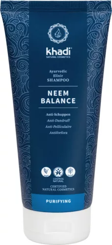 Khadi NEEM BALANCE sampon ayurvédikus elixírrel - Bio és natúr kozmetikumok