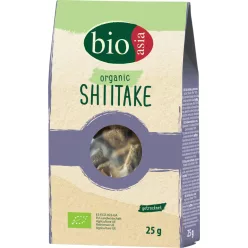 Bioasia bio szárított shiitake gomba 25 g – Gyógygomba termék