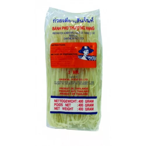 Ázsia rizstészta 3mm 400 g - Bio és natúr élelmiszerek