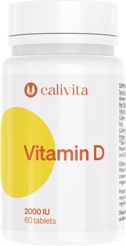 CaliVita California Fitness Vitamin D 2000 NE (60 tabletta) - Bio és natúr étrendkiegészítők