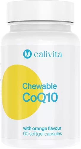 CaliVita Chewable CoQ10 (60 szoftgél kapszula) - Bio és natúr étrendkiegészítők