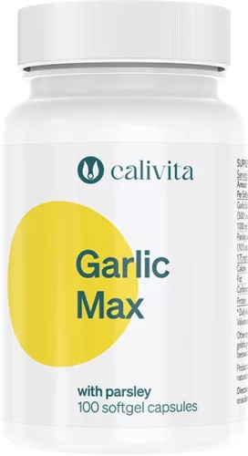 CaliVita Garlic Max (100 lágyzselatin-kapszula) - Bio és natúr étrendkiegészítők