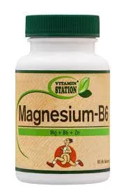 Vitamin Station magnézium b6 60 db - Bio és natúr étrendkiegészítők