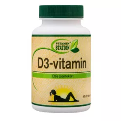 Vitamin Station d3-vitamin 90 db - Bio és natúr étrendkiegészítők