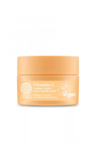 Natura Siberica Oblepikha C-Berrica Tonizáló arckrém-fluid C-vitaminnal - Bio és natúr kozmetikumok