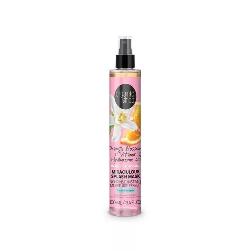 Organic Shop “miraculous splash mask” narancsvirággal c-vitaminnal és hialuronsavval 100 ml - 