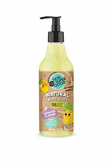 Skin Super Good Természetes „Shimmer & Shine” tusfürdő - 