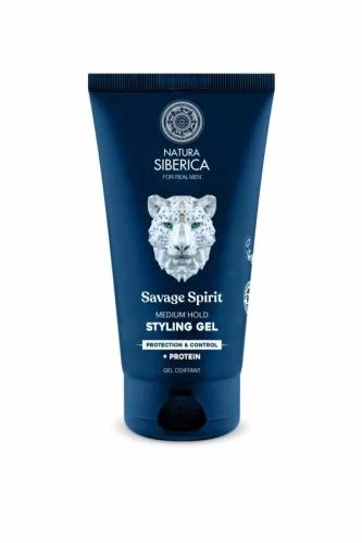 Natura Siberica  „Savage Spirit” Hajformázó gél férfiaknak - 