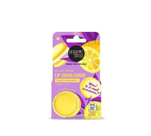 Organic Shop “Citromos macaron” cukros ajakradír bio citrommal - 