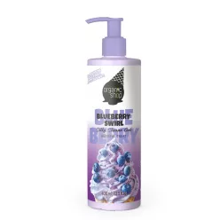 Organic Shop “áfonyás csavart fagyi” selymes tusfürdő gél 400 ml - 