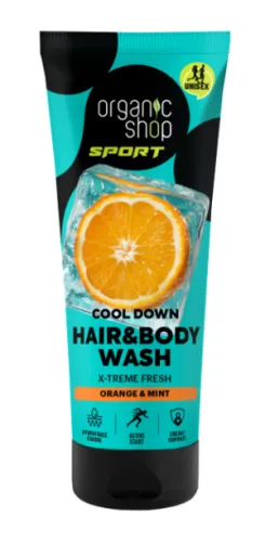 Organic Shop “cool down” sampon és tusfürdő naranccsal és mentával 200 ml - 