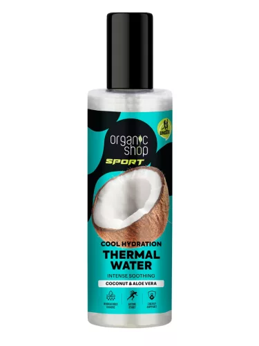Organic Shop “cool hydration” termál testpermet kókuszvízzel és aloe verával 200 ml - 