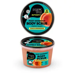Organic Shop edzés utáni testradír őszibarackkal és magnéziummal 250 ml - 