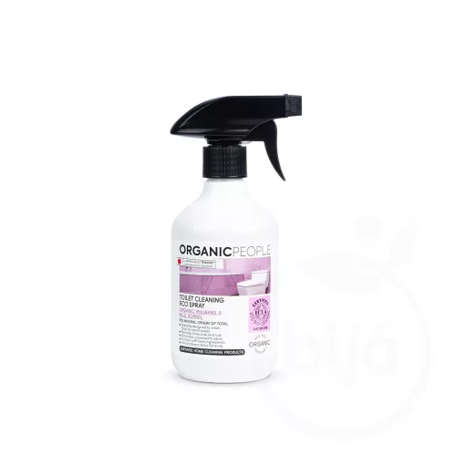 ORGANIC PEOPLE ÖKO WC TISZTÍTÓ SPRAY BIO REBARBARÁVAL ÉS VADSÓSKÁVAL 500 ML - Bio és natúr tisztítószerek