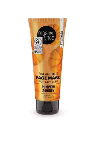 Organic Shop Kiegyensúlyozó arcmaszk tökmagolajjal és mézzel - Bio és natúr kozmetikumok