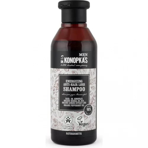 Dr.Konopka's MEN Energetizáló hajhullás elleni sampon 280 ml - Bio és natúr kozmetikumok
