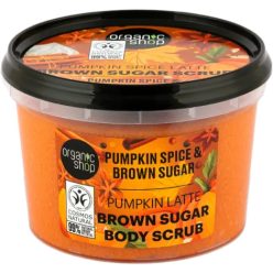   Organic Shop bio cukros testradír pumpkin spice latte sütőtökös fűszerrel és barna cukorral 250 ml