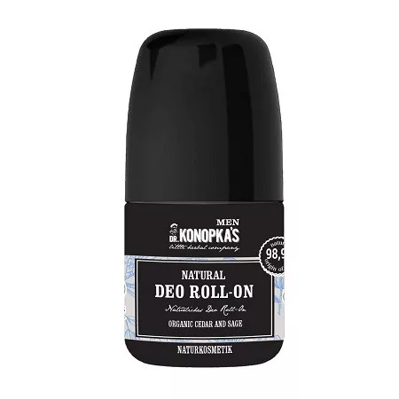 Dr.Konopka's MEN Minősített golyós dezodor bio cédrussal és zsályával 50 ml - Bio és natúr kozmetikumok