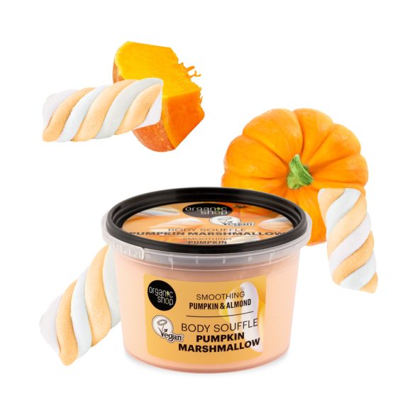 Organic Shop Pumpkin Marshmallow kisimító testszuflé sütőtökkel és mandulával