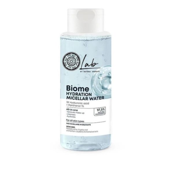 Natura Siberica Lab Biome Hidratáló Micellás víz Hialuronsav + B5 Panthenol 