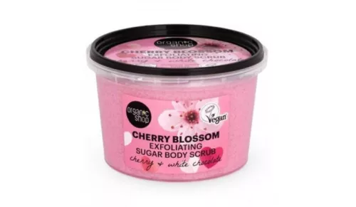 Organic Shop bio cukros testradír cseresznyével és fehér csokoládéval 250 ml - 