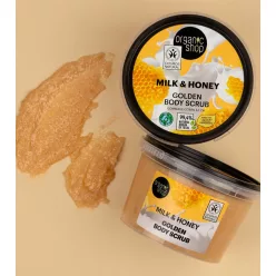 Organic Shop “Golden” testradír tejjel és mézzel - 