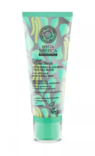 Natura Siberica Bereza Siberica Sarki Fehér Nyír Helyreállító és nyugtató arcmaszk - Bio és natúr kozmetikumok